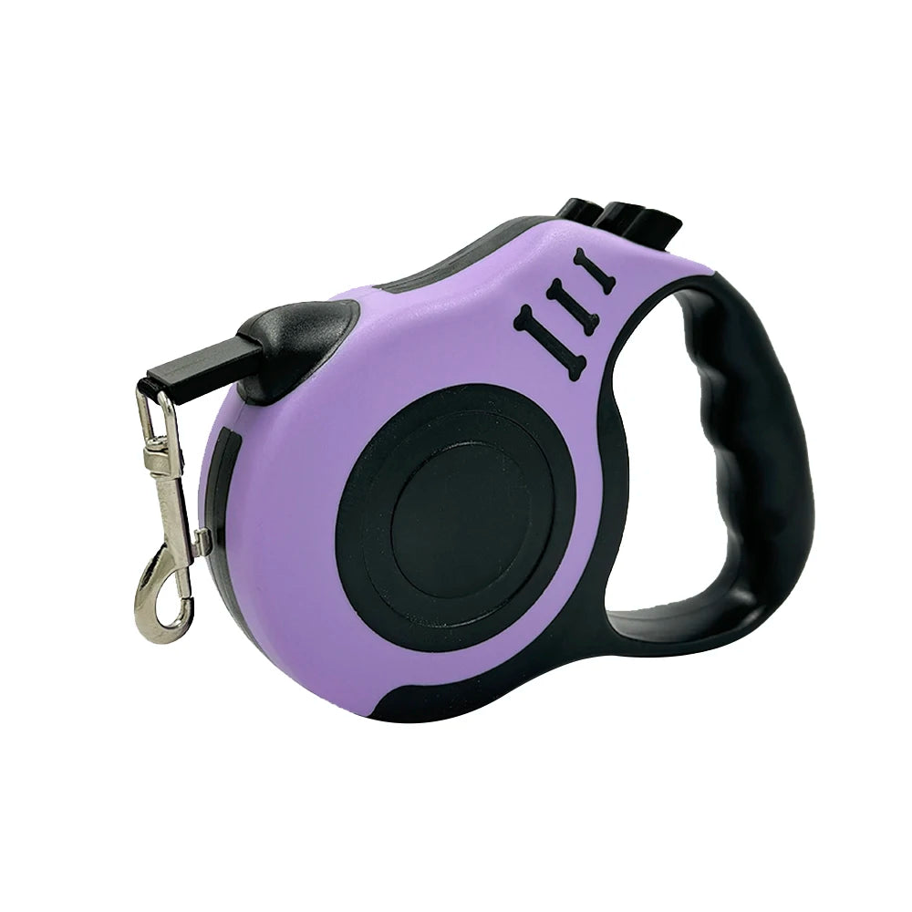 Retractable Dog Leash 3M | Durable Automatic Nylon Pet Lead with One-Button Brake for Small & Medium Dogs, Puppies & Cats
