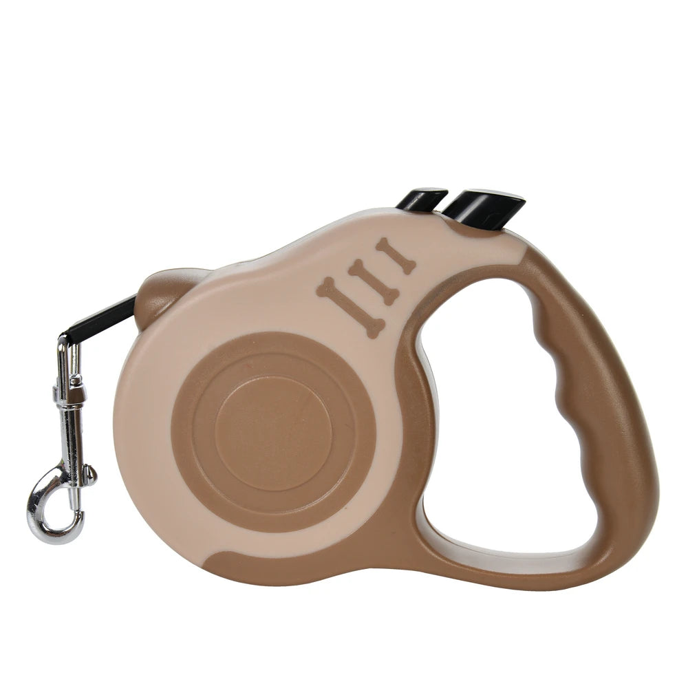 Retractable Dog Leash 3M | Durable Automatic Nylon Pet Lead with One-Button Brake for Small & Medium Dogs, Puppies & Cats