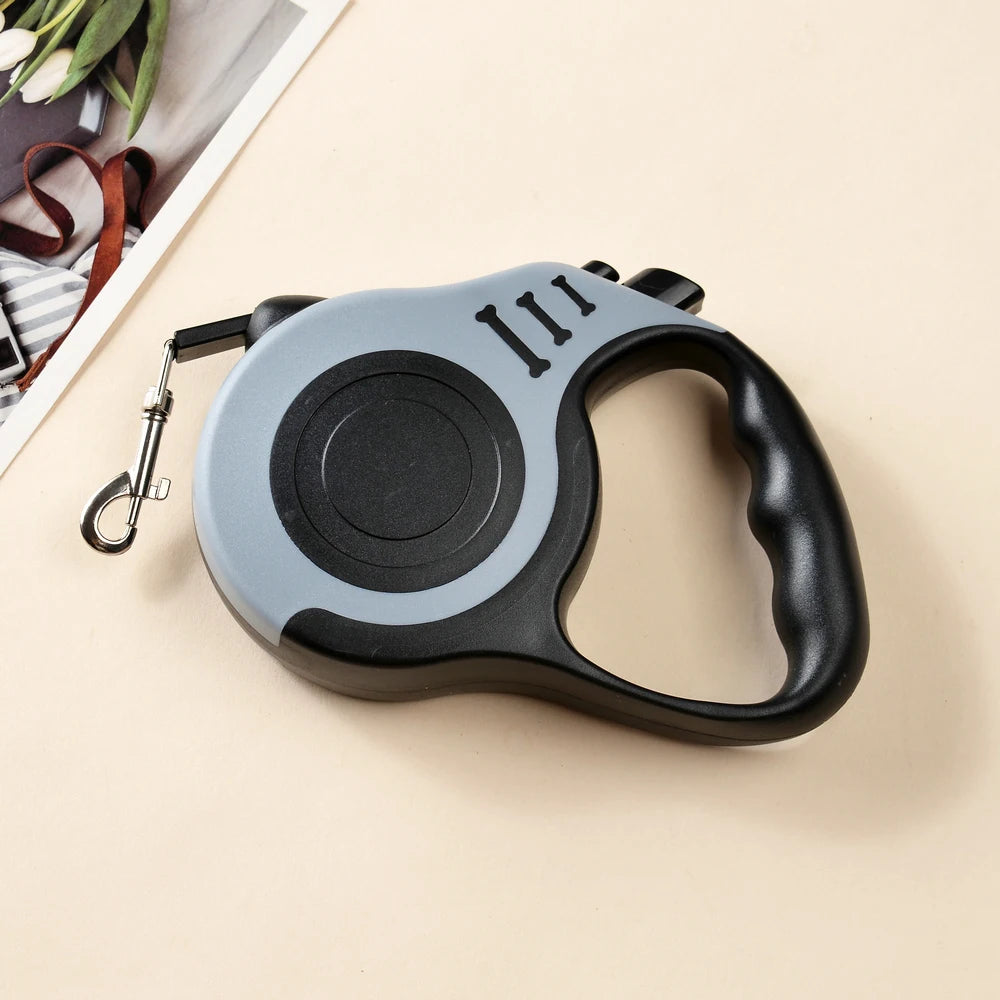 Retractable Dog Leash 3M | Durable Automatic Nylon Pet Lead with One-Button Brake for Small & Medium Dogs, Puppies & Cats