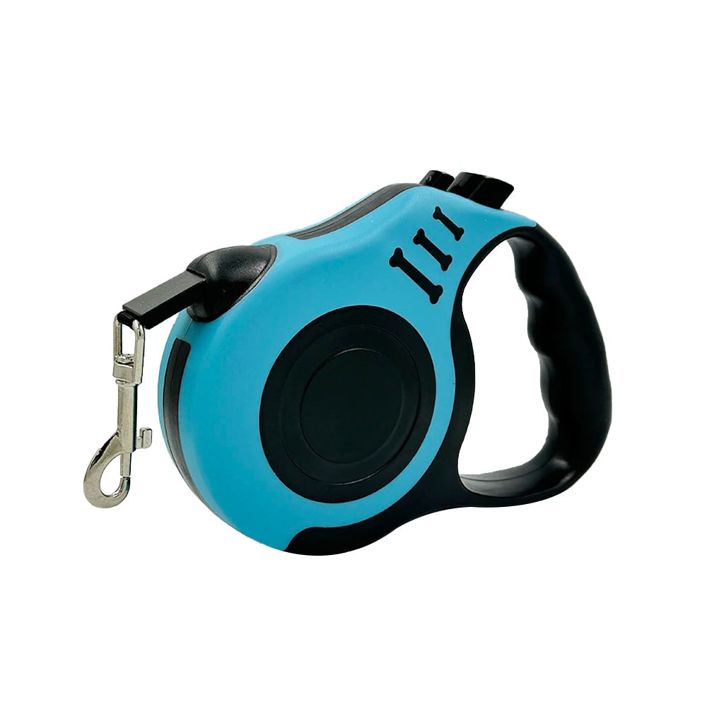 Retractable Dog Leash 3M | Durable Automatic Nylon Pet Lead with One-Button Brake for Small & Medium Dogs, Puppies & Cats