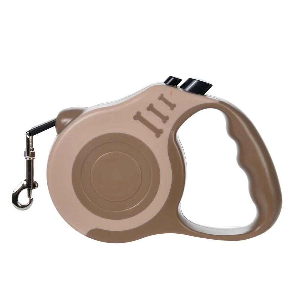 Retractable Dog Leash 3M | Durable Automatic Nylon Pet Lead with One-Button Brake for Small & Medium Dogs, Puppies & Cats