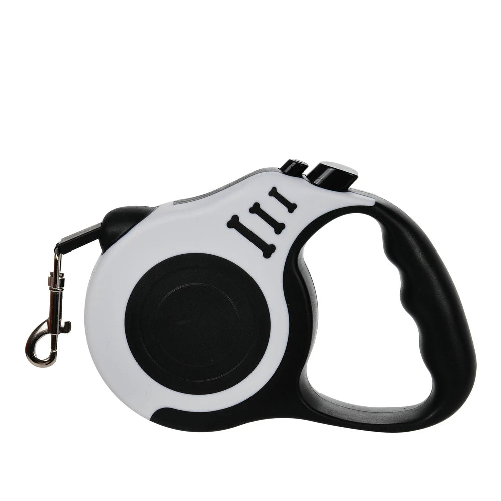 Retractable Dog Leash 3M | Durable Automatic Nylon Pet Lead with One-Button Brake for Small & Medium Dogs, Puppies & Cats