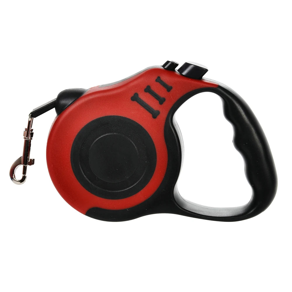 Retractable Dog Leash 3M | Durable Automatic Nylon Pet Lead with One-Button Brake for Small & Medium Dogs, Puppies & Cats